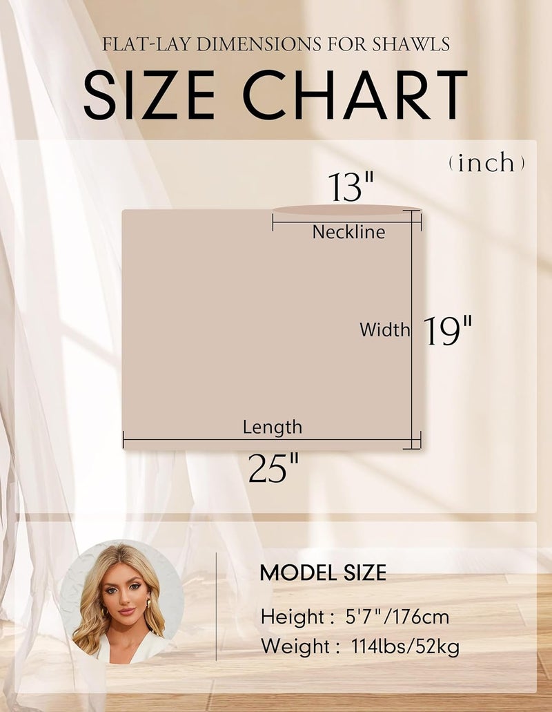 Puli Women Capri Poncho Sweater Slimming Fit Cropped Versatile Shawl Soft Knit Wraps Cowl Neck Short Tops - Image 3